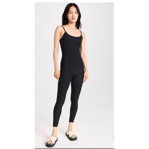 Beyond Yoga Spacedye Uplevel Midi Jumpsuit Color: Darkest Night XS